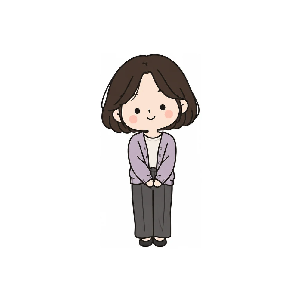 별빛을 품은 마법사 손그림 미니 캐릭터